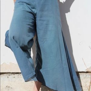 Cotton Flower clothing flowy pants